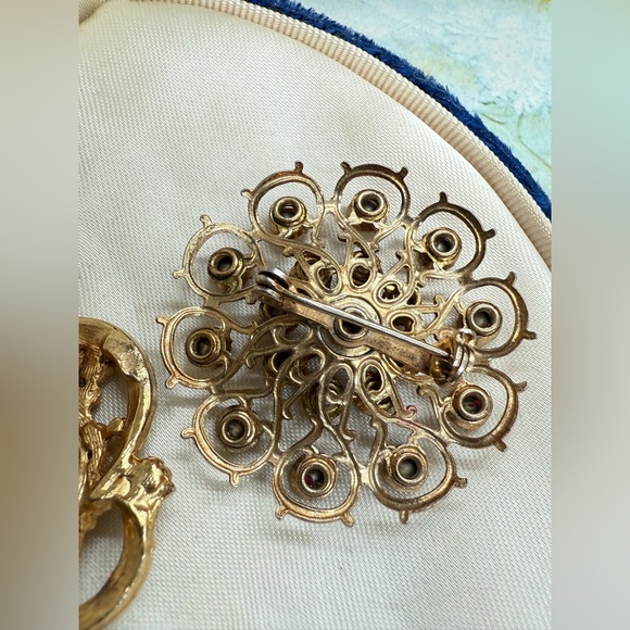 Vintage Rhinestone Brooch Lot - Picture 4 of 9